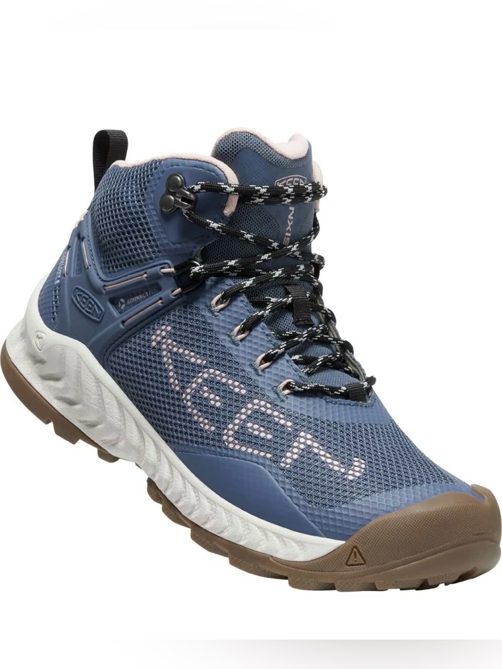 Keen Women's Blue Athletic Hiking Shoes with Tan Accents